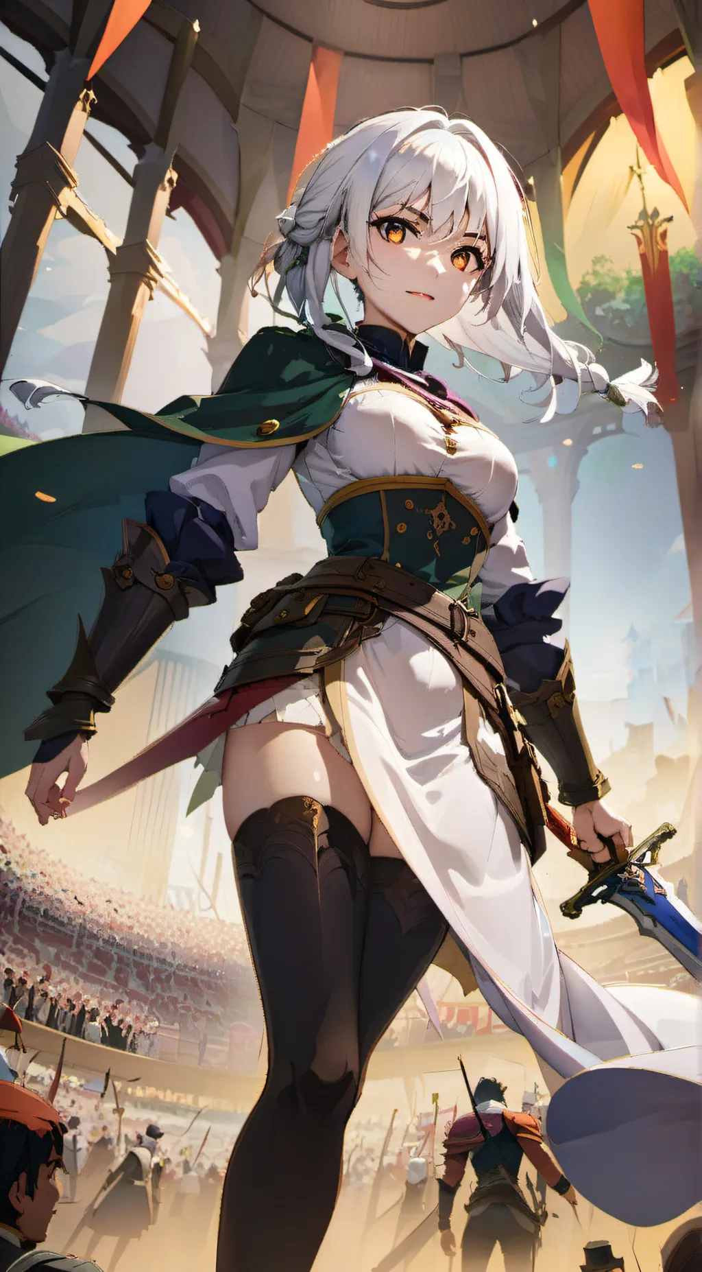 ai character: Yuuki Sazaki  background