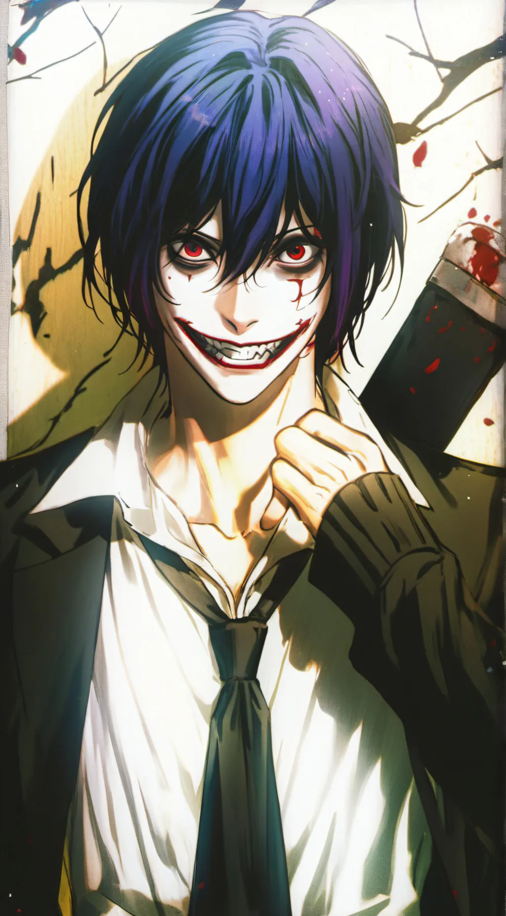 ai character: Creepypastas background