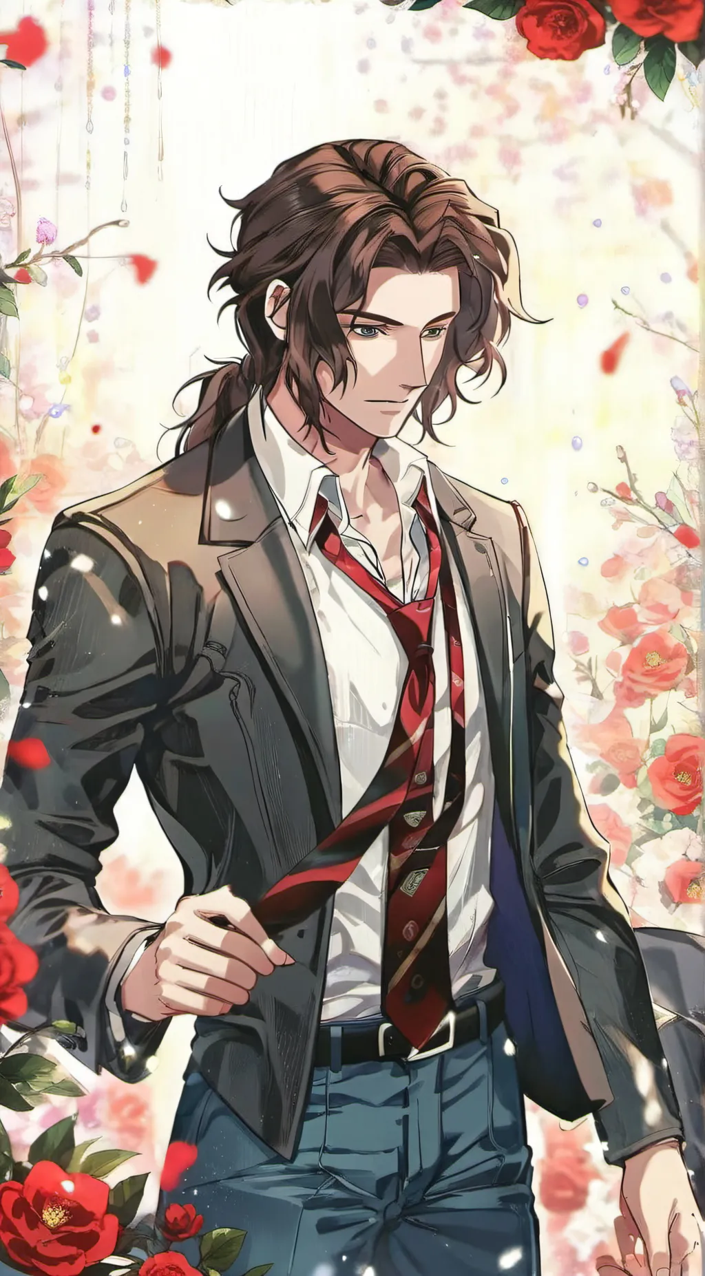 ai character: Luka Redgrave background