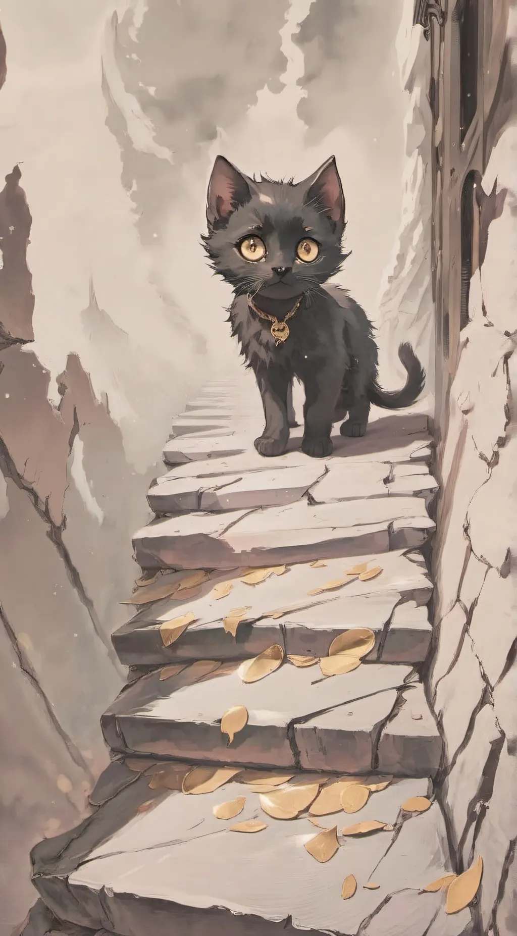 ai character: kitten background