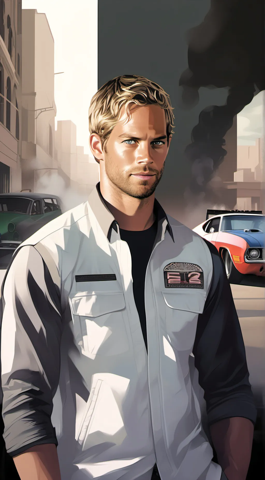 ai character: Brian O'Conner background