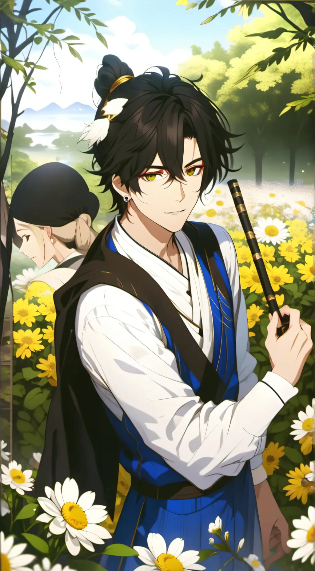 ai character: giyuu background