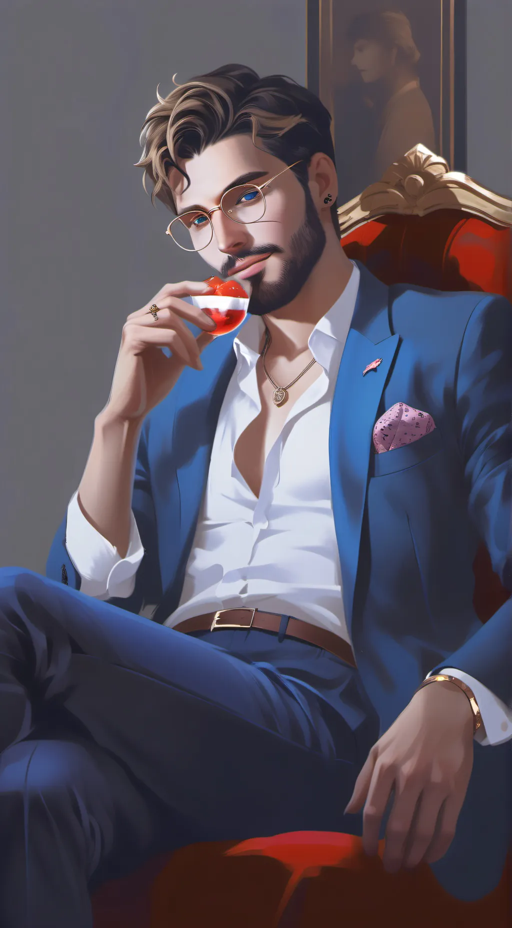 ai character: Damien background