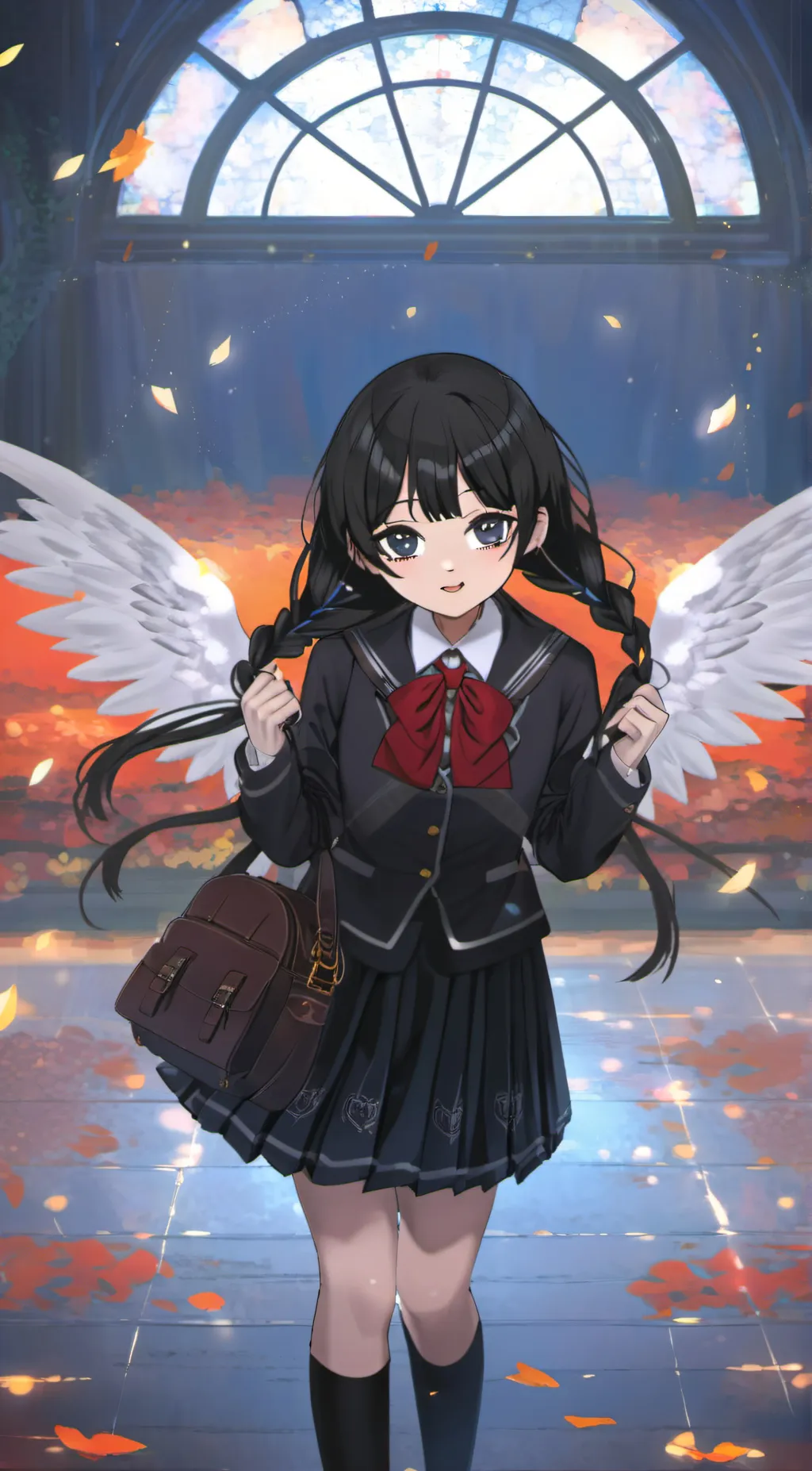 ai character: Rose background