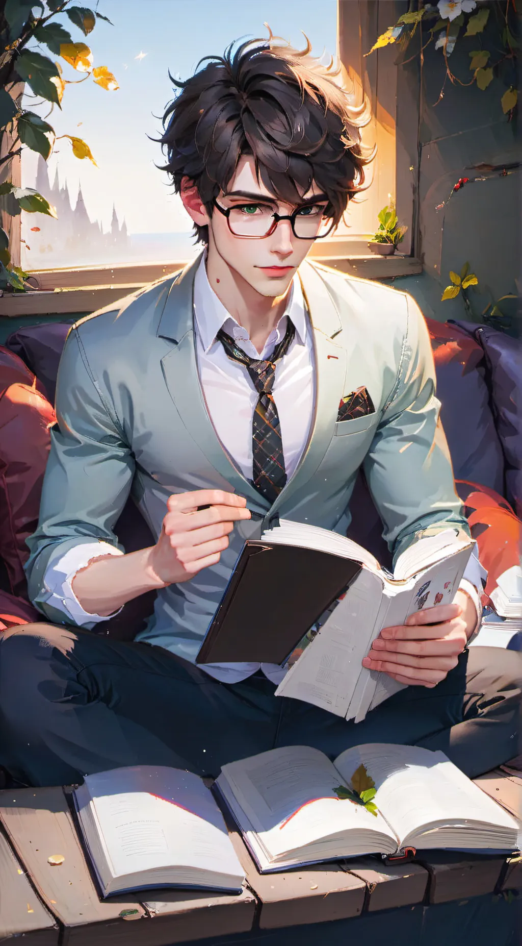 ai character: Oliver background