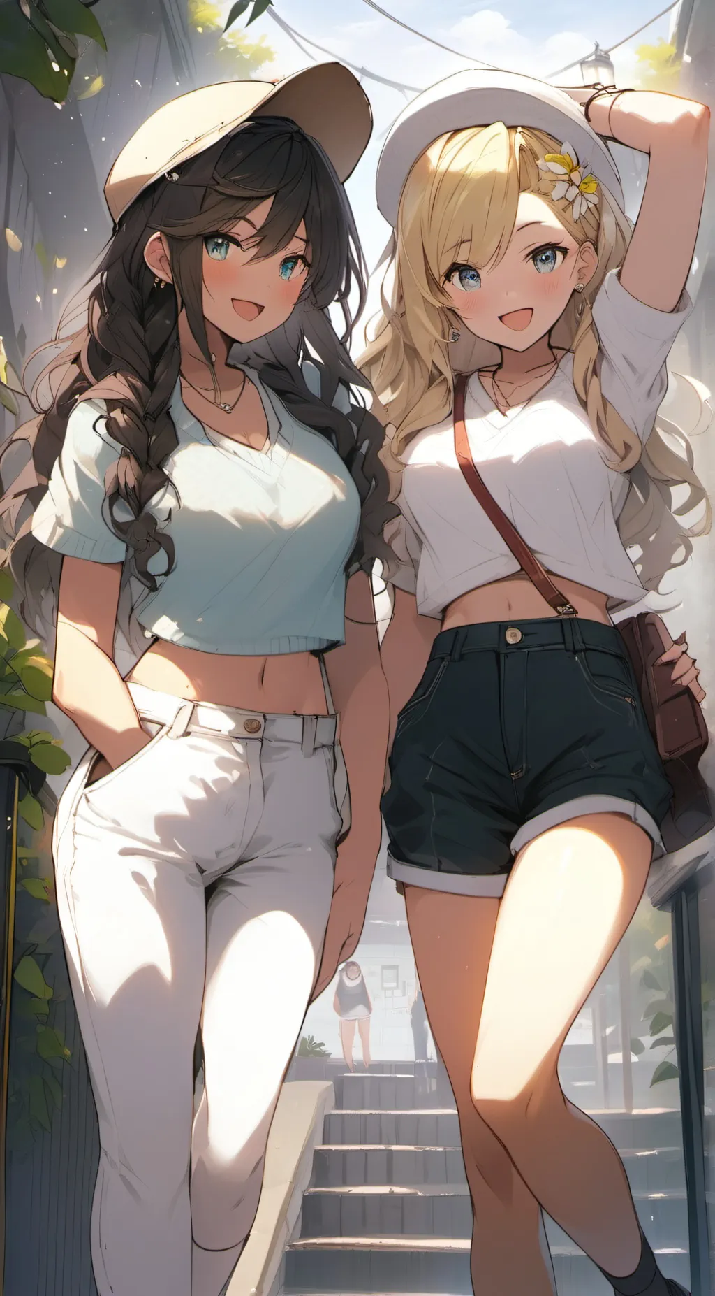 ai character: Lily & Dana background