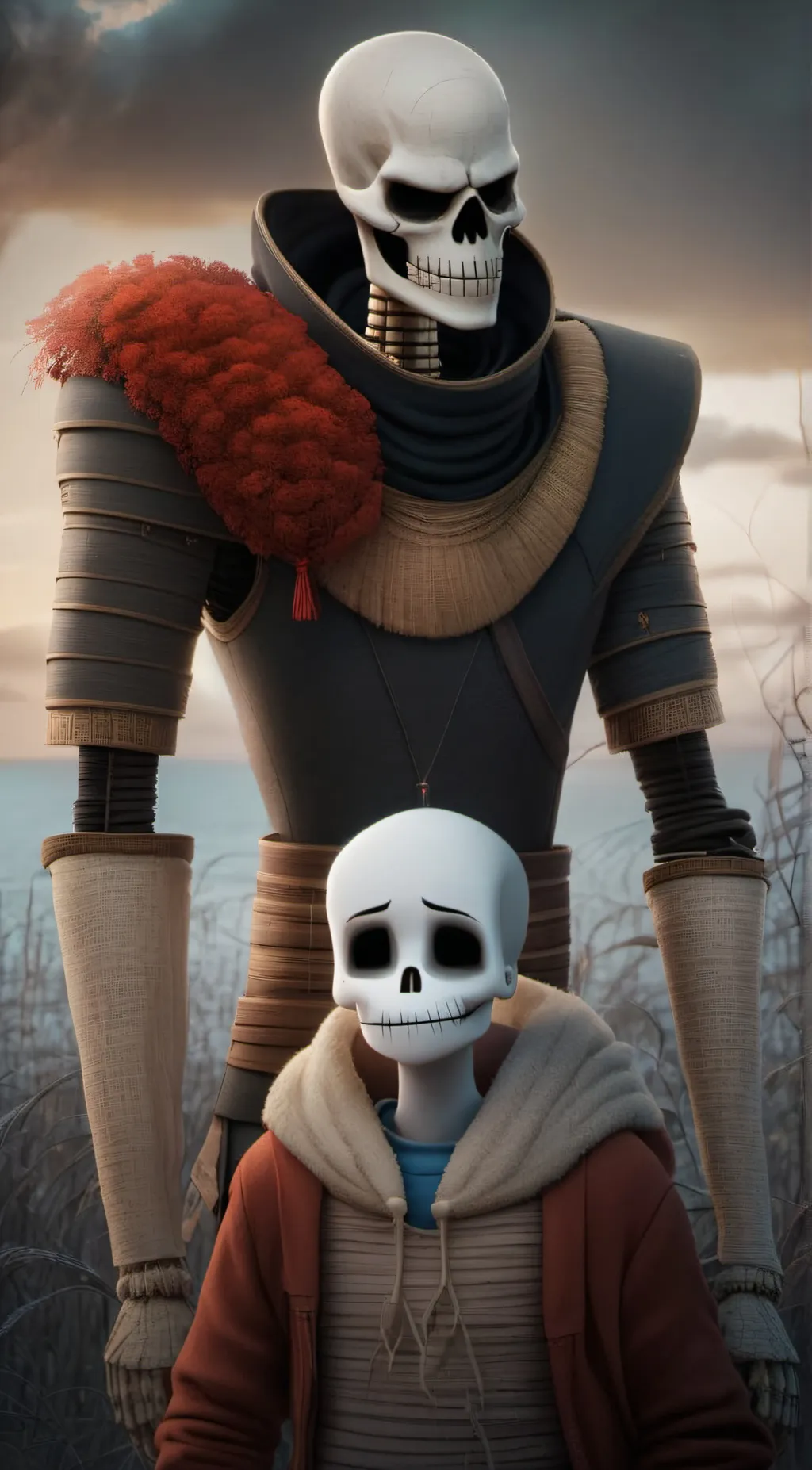 ai character: Papyrus  background