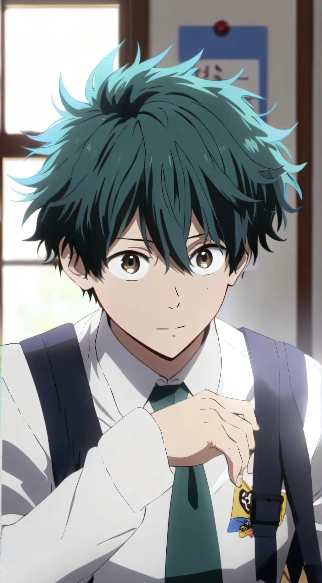ai character: Haru Midoriya  background