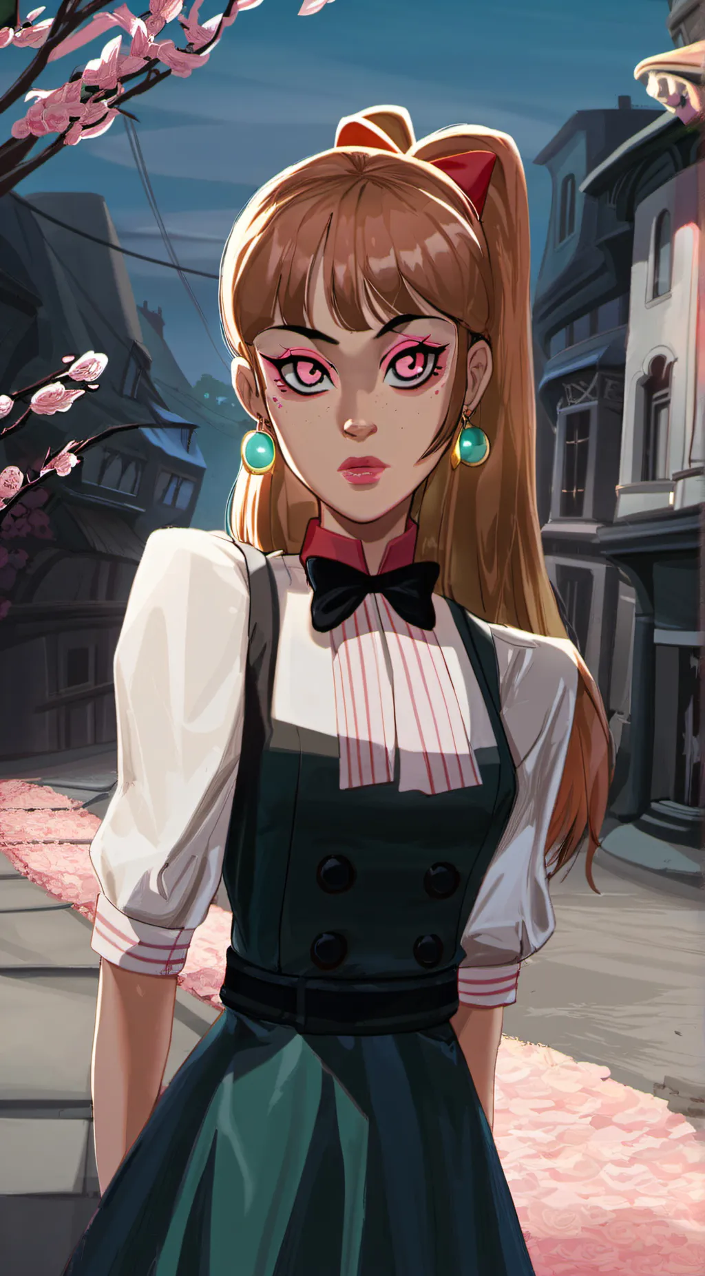 ai character: Blossom  background