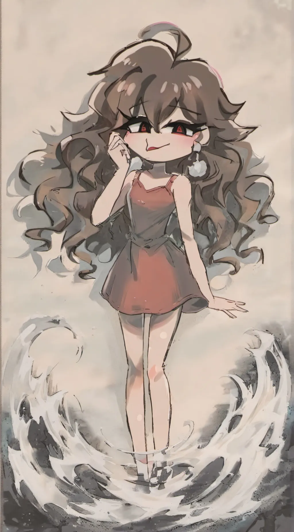 ai character: girlfriend background