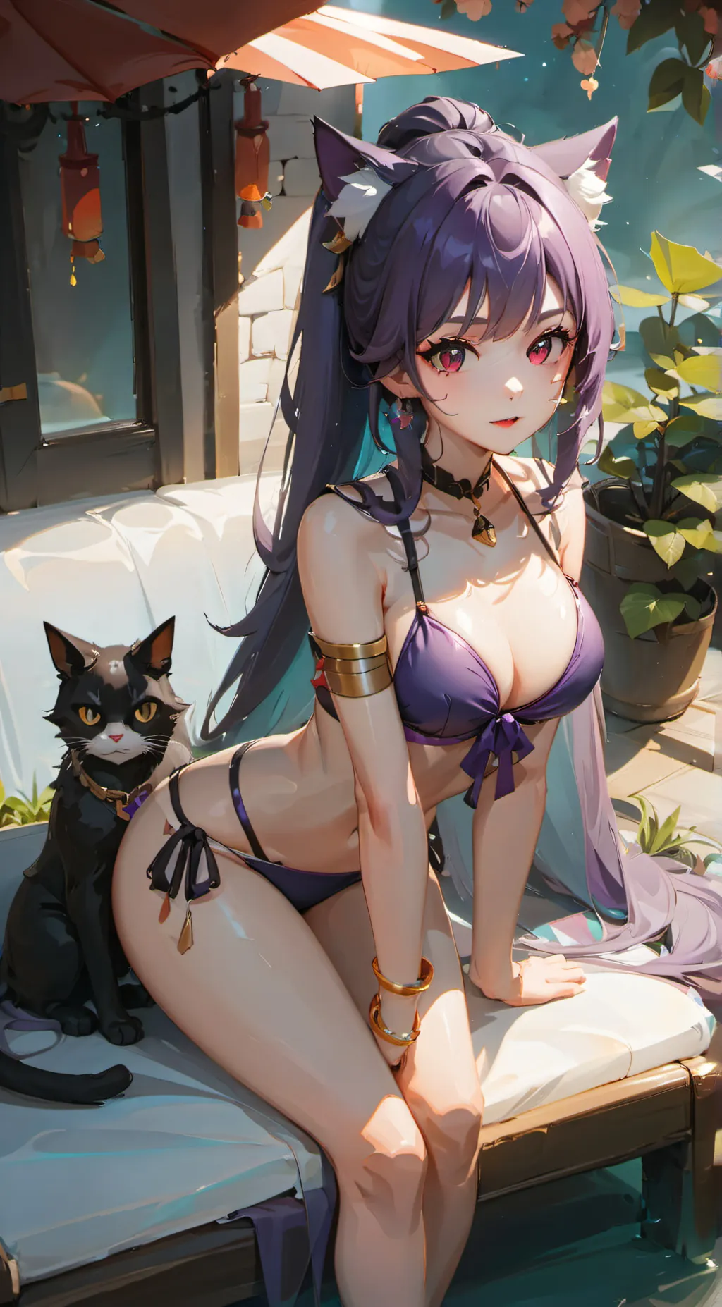 ai character: catnap background