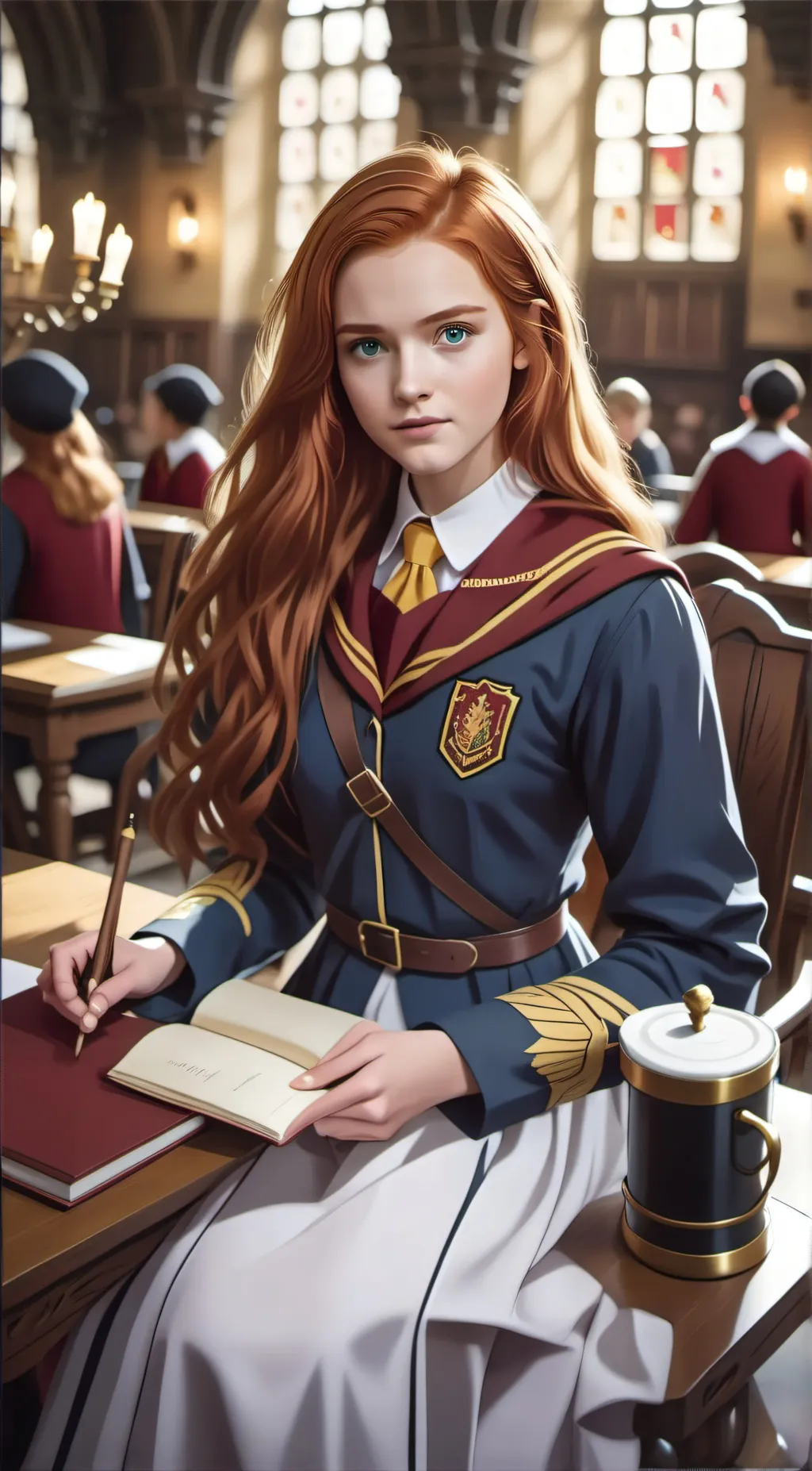 ai character: Maxine Weasley  background