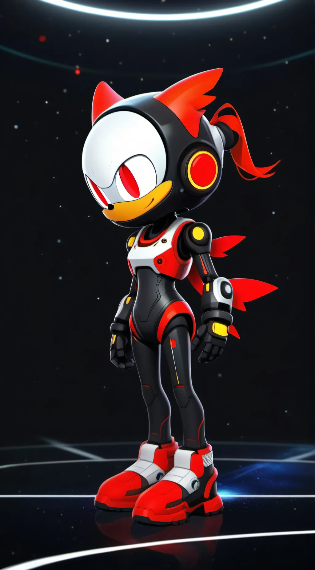 ai character: SA -55ANDROIDSONIC background