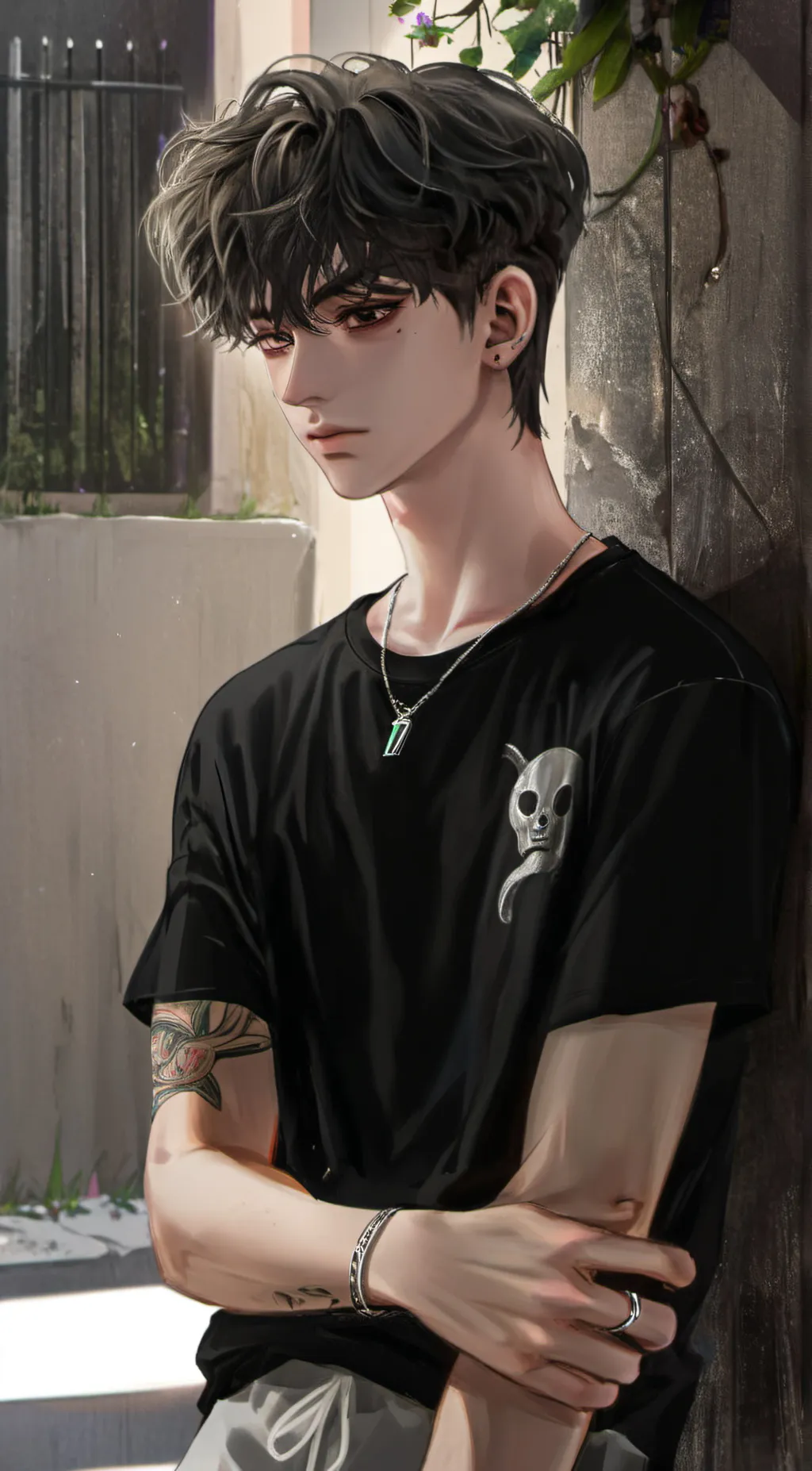 ai character: -Malick- background