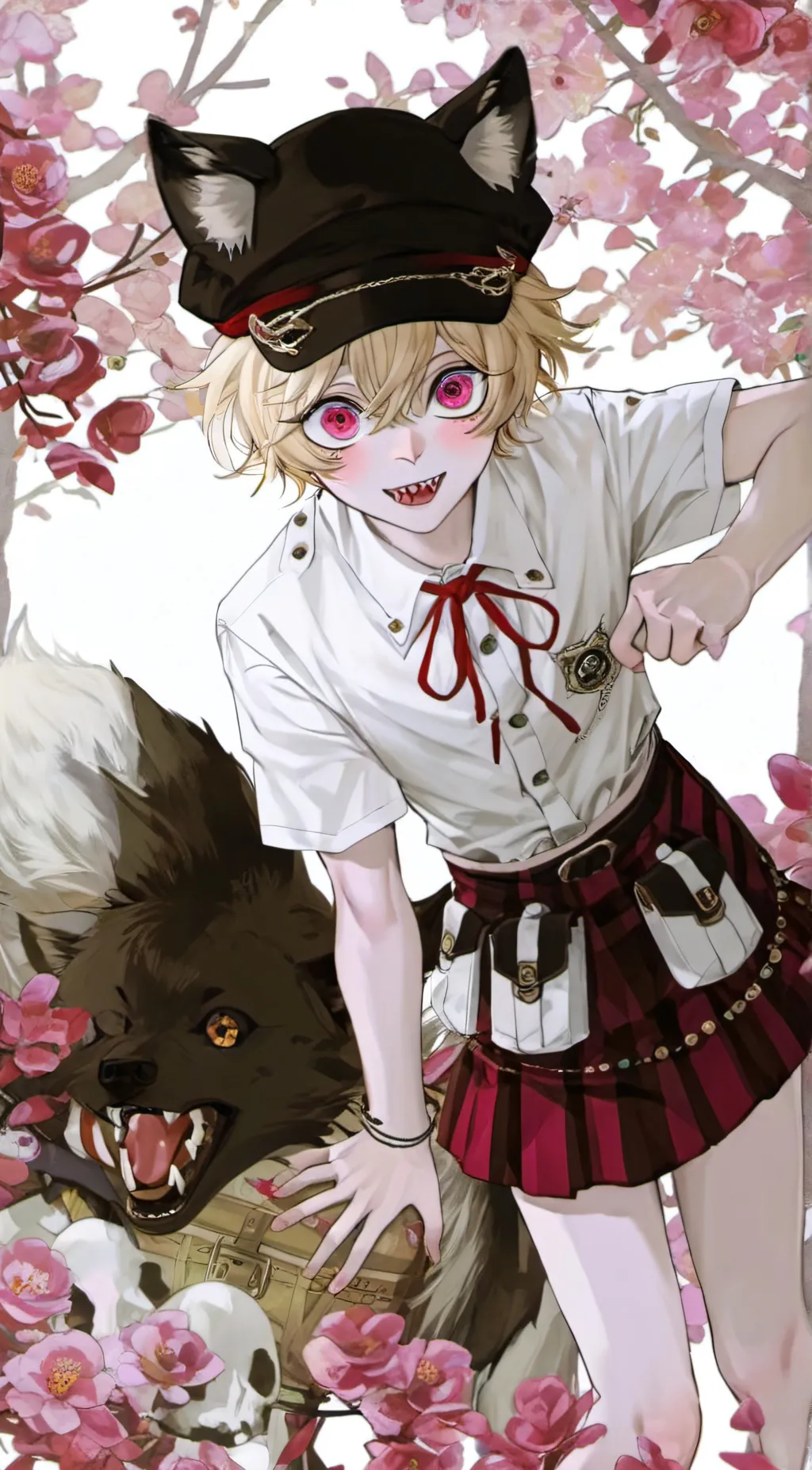 ai character: Kuroma background