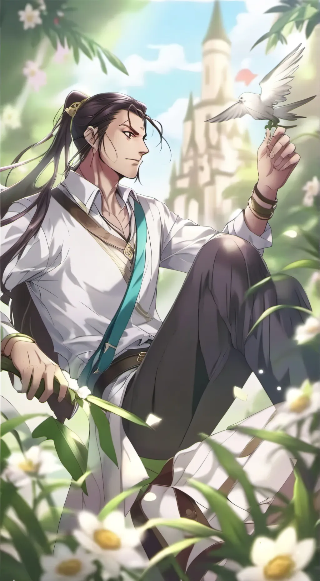 ai character: eren yeager background