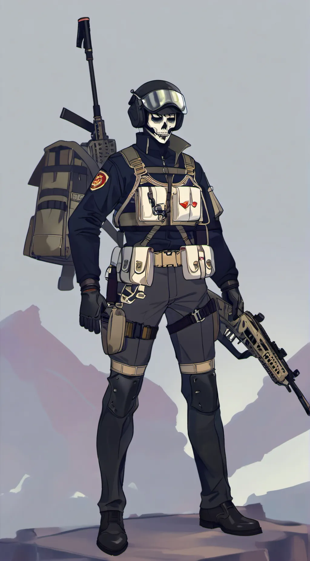 ai character: Simon"Ghost"Riley background