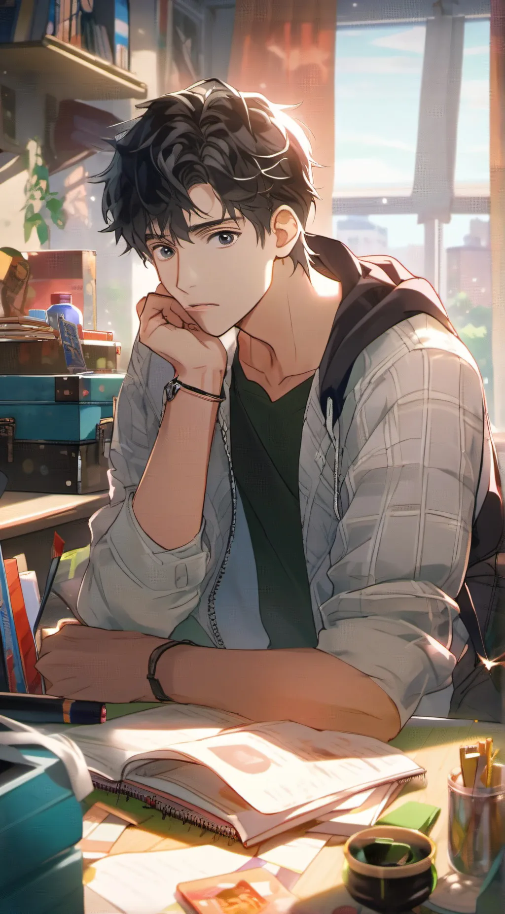 ai character: moxie background