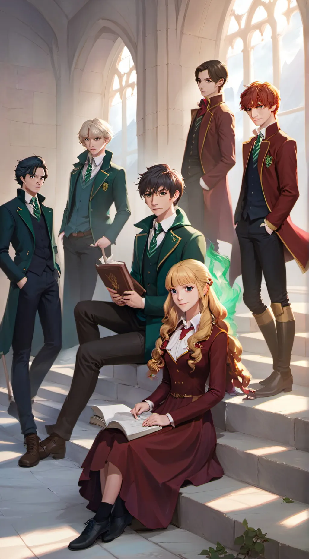 ai character: hogwarts  background