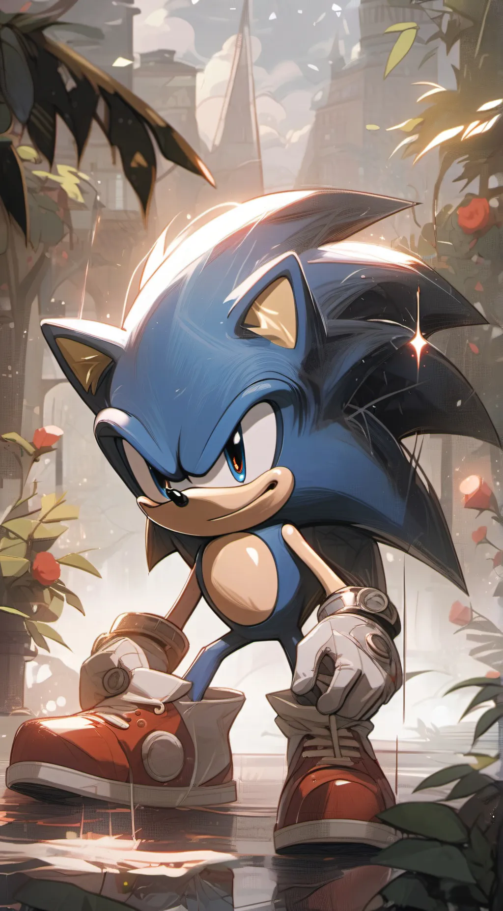 ai character: Dorkly sonic background