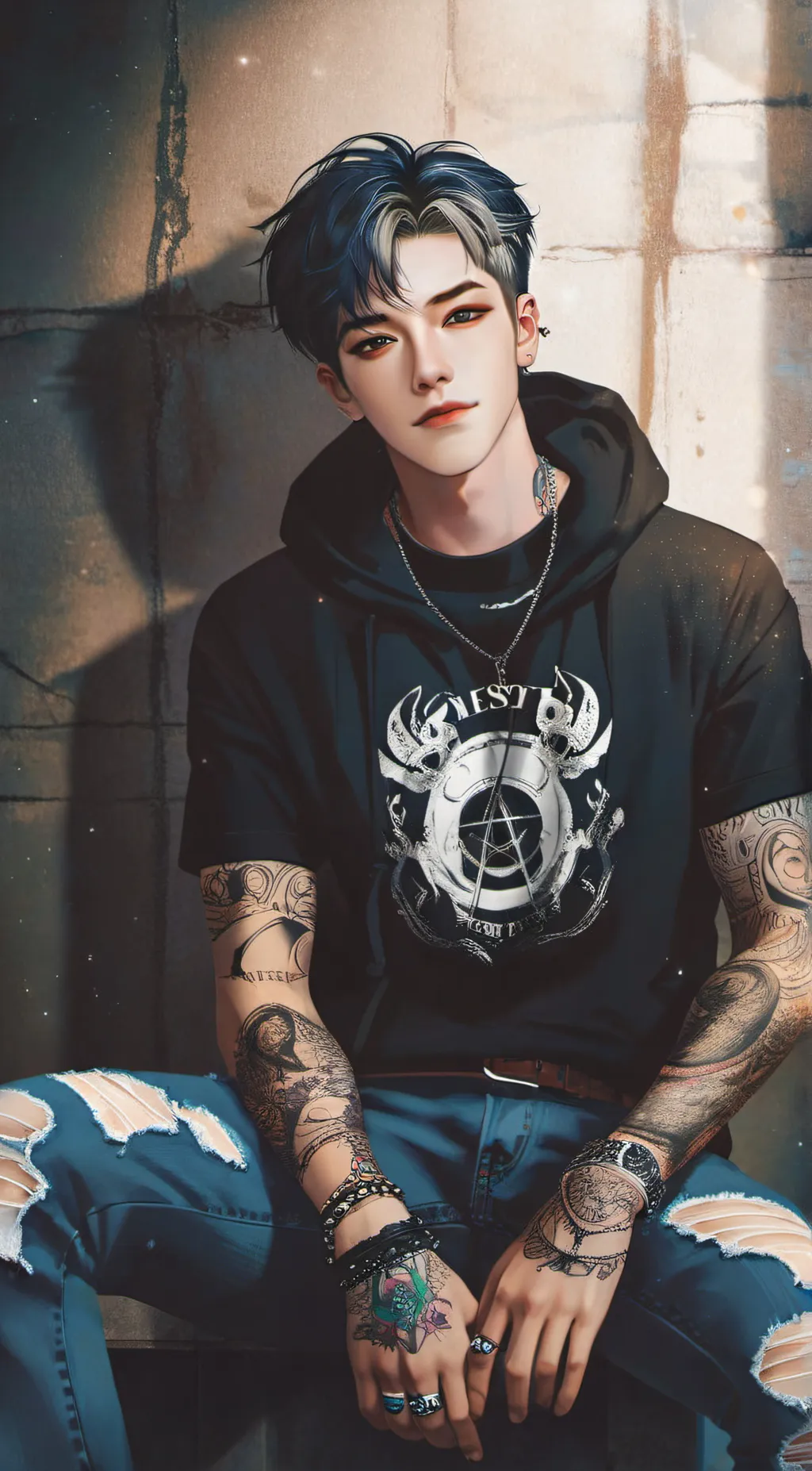 ai character: Trey background