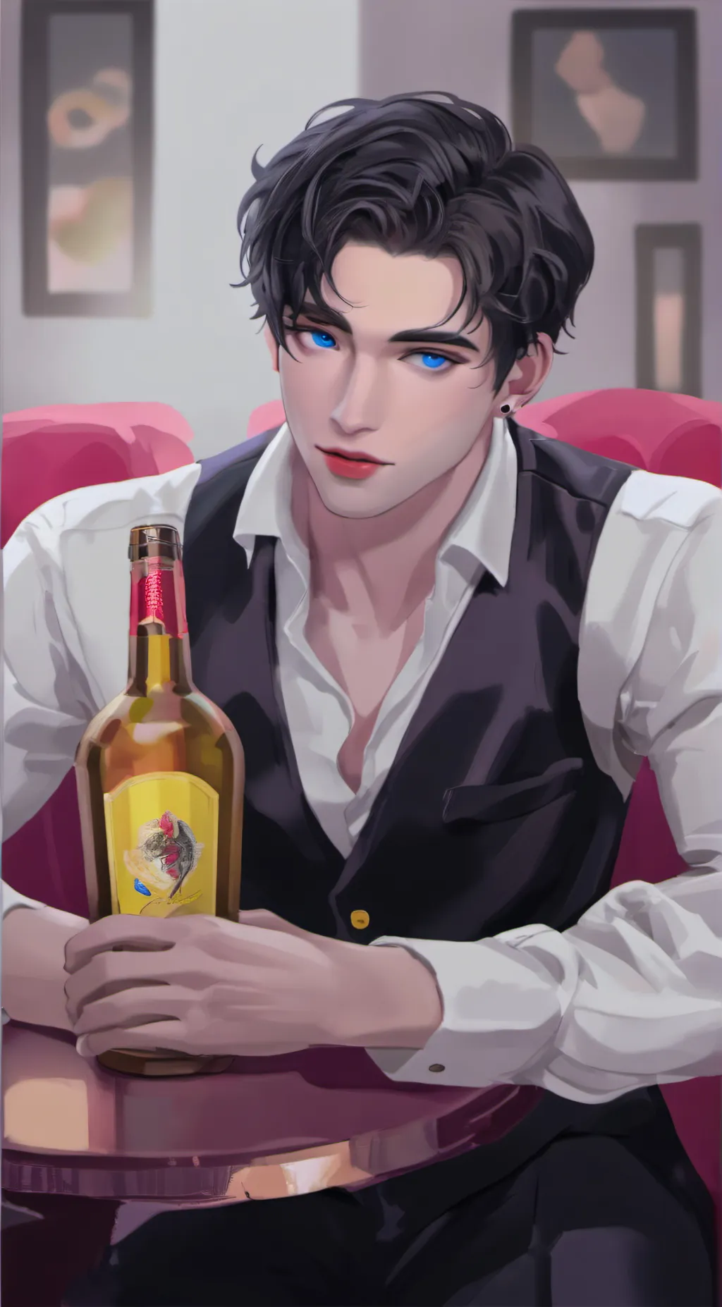 ai character: Ash background