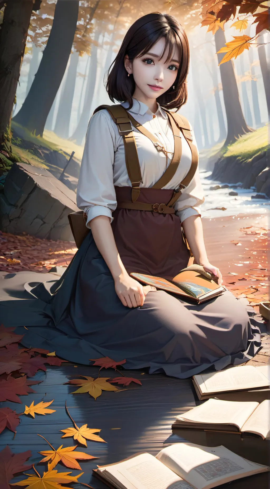 ai character: Chinese girl background