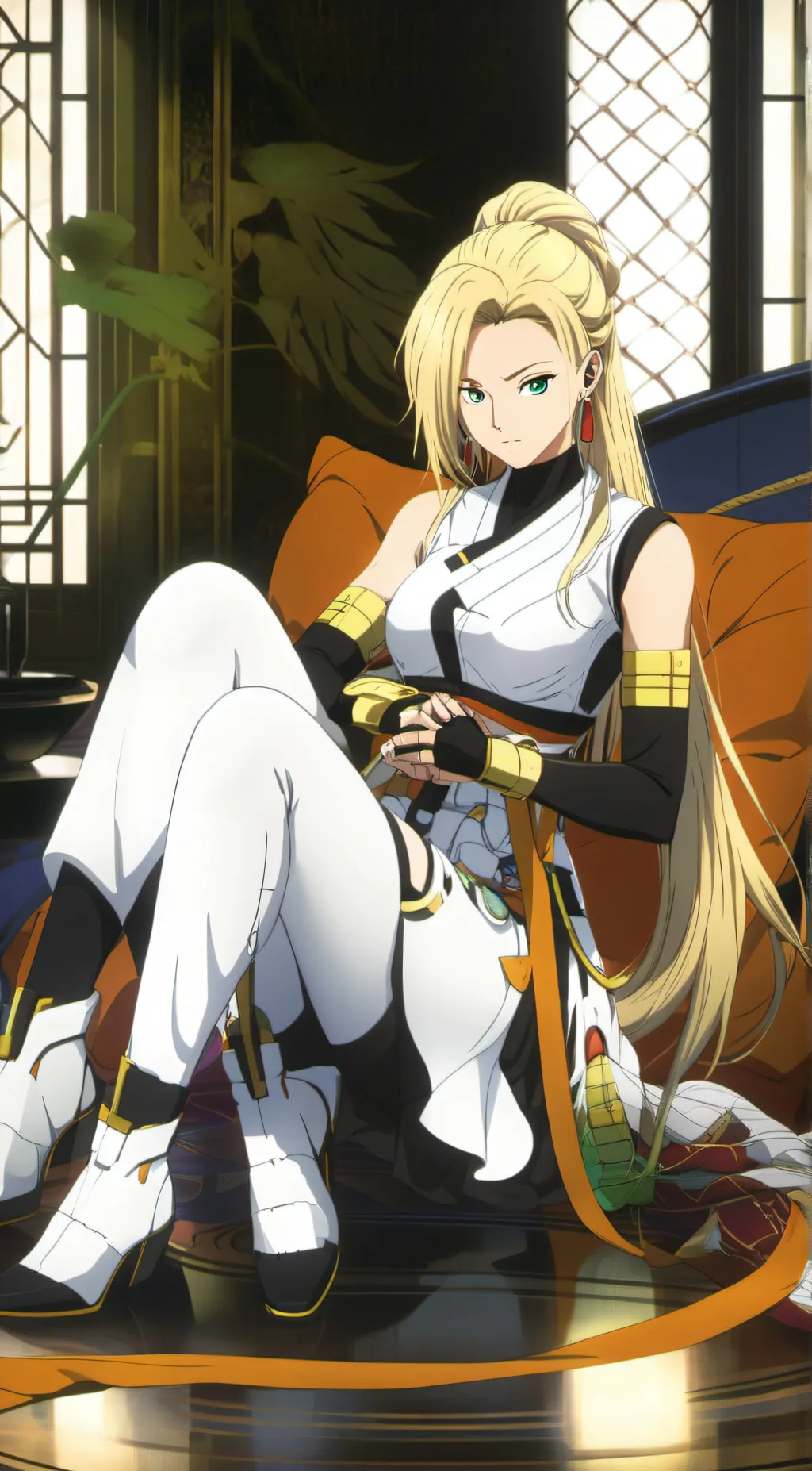 ai character: Android 18 background