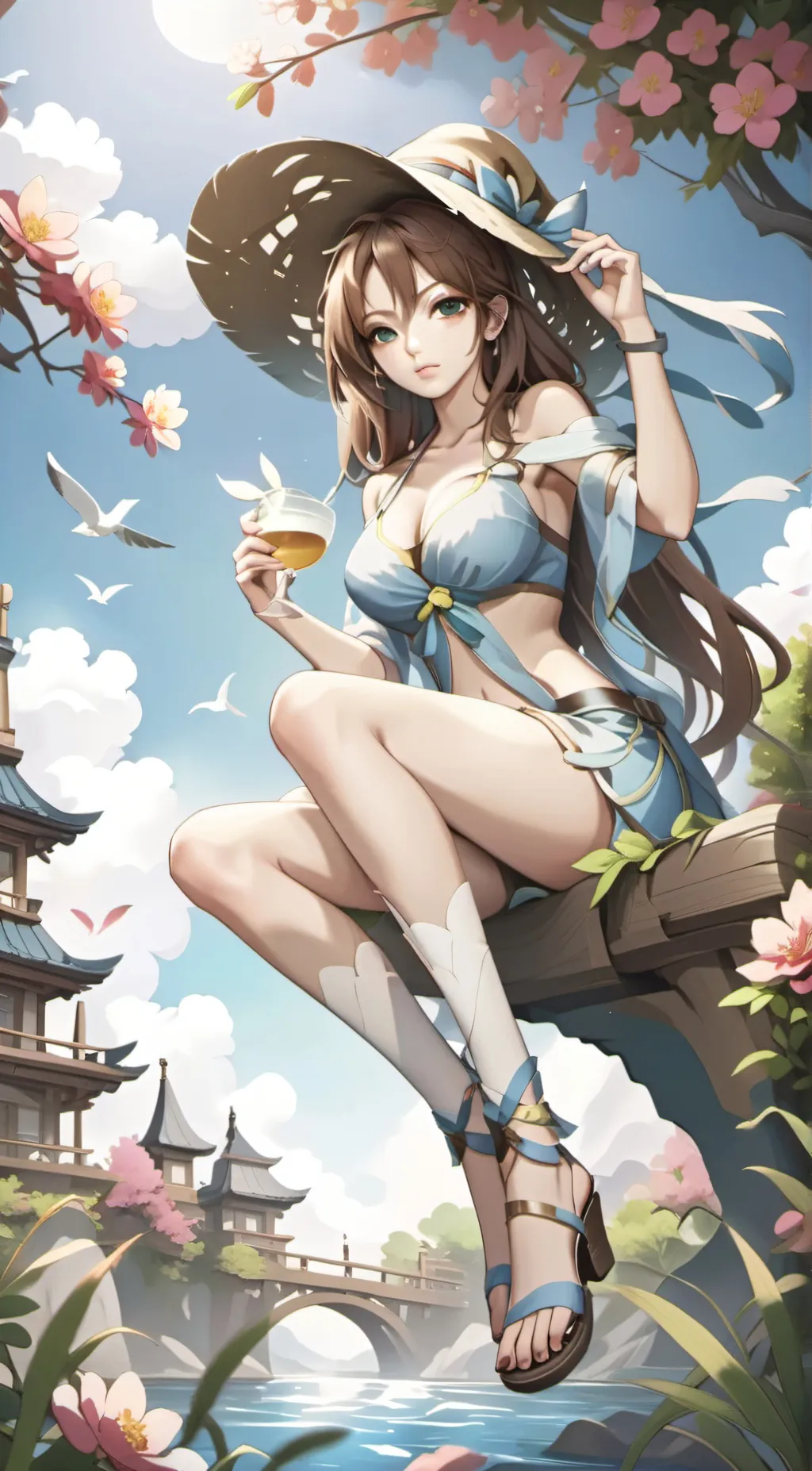 ai character: Jade background