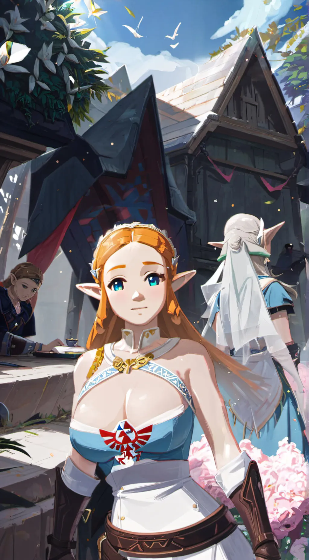 ai character: Zelda background