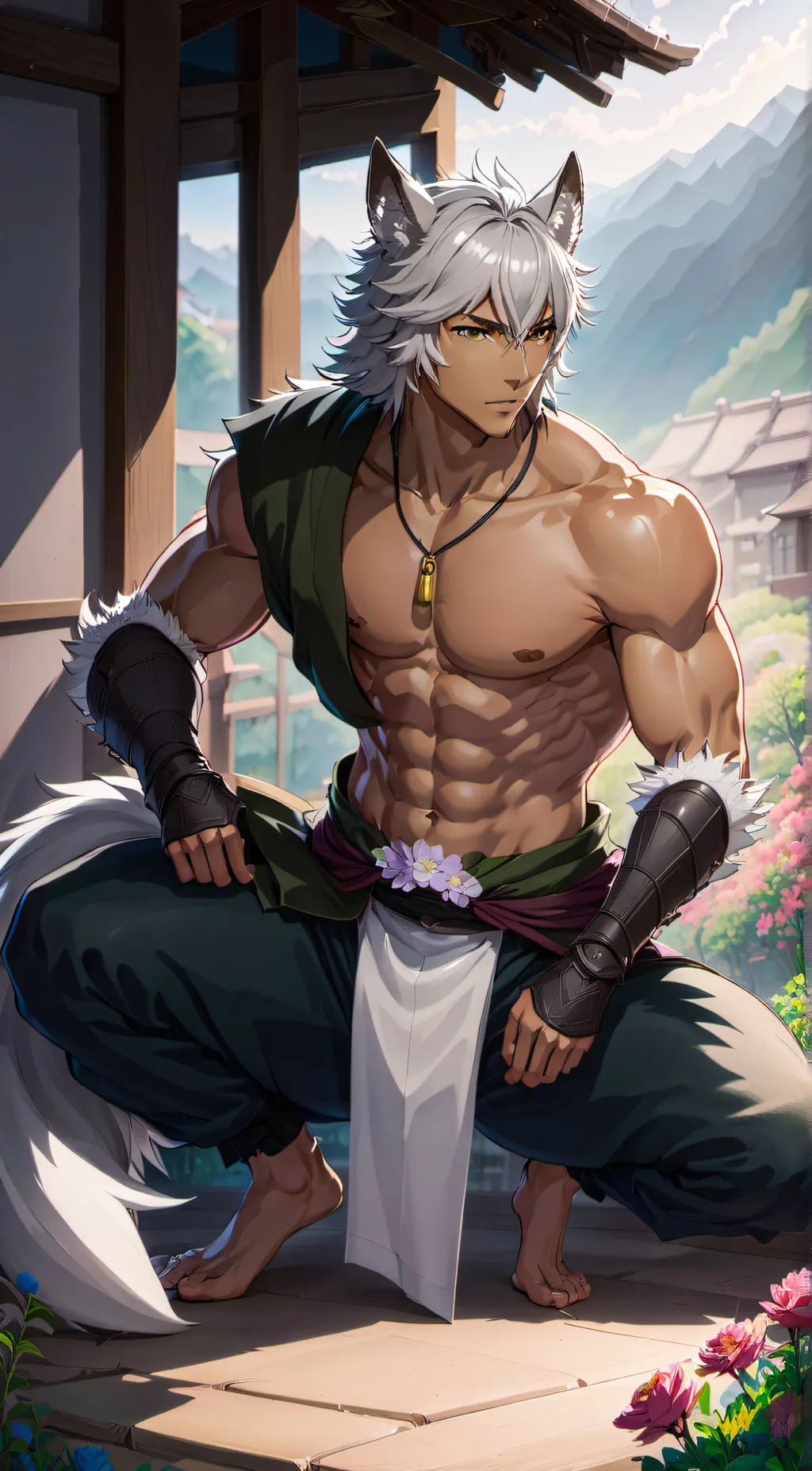 ai character: beastman 4th heir background