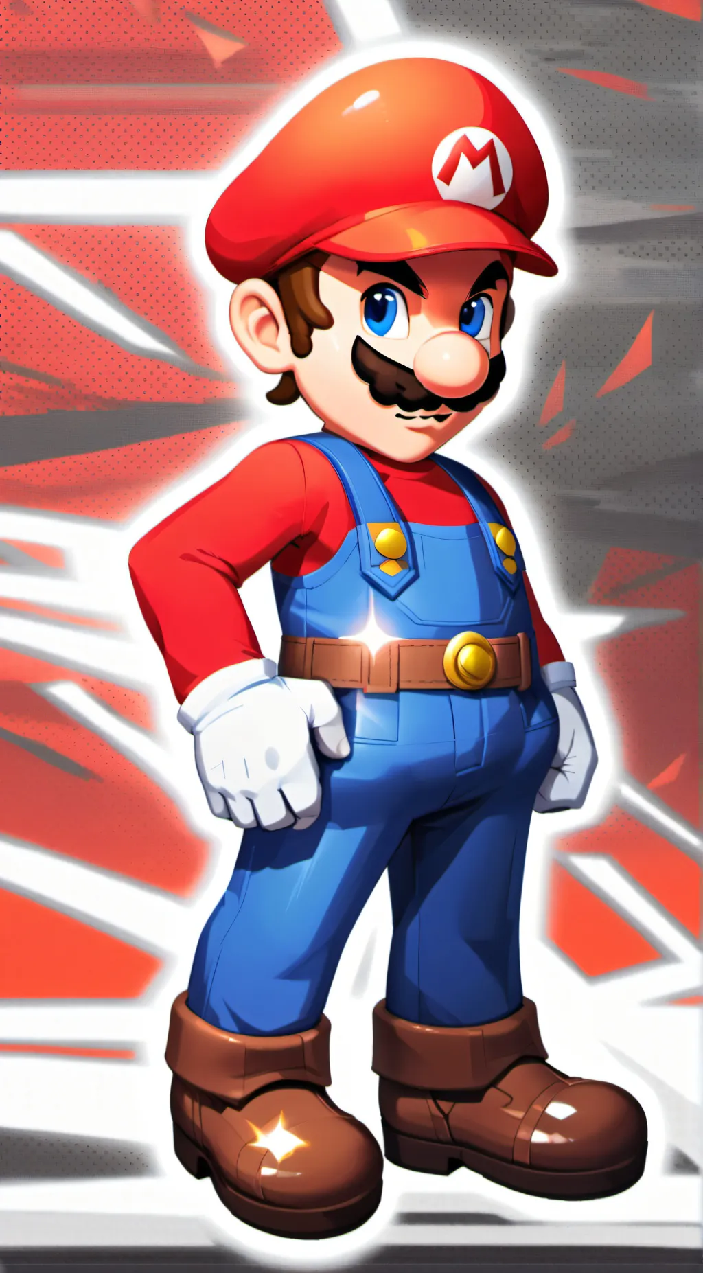 ai character: mario background
