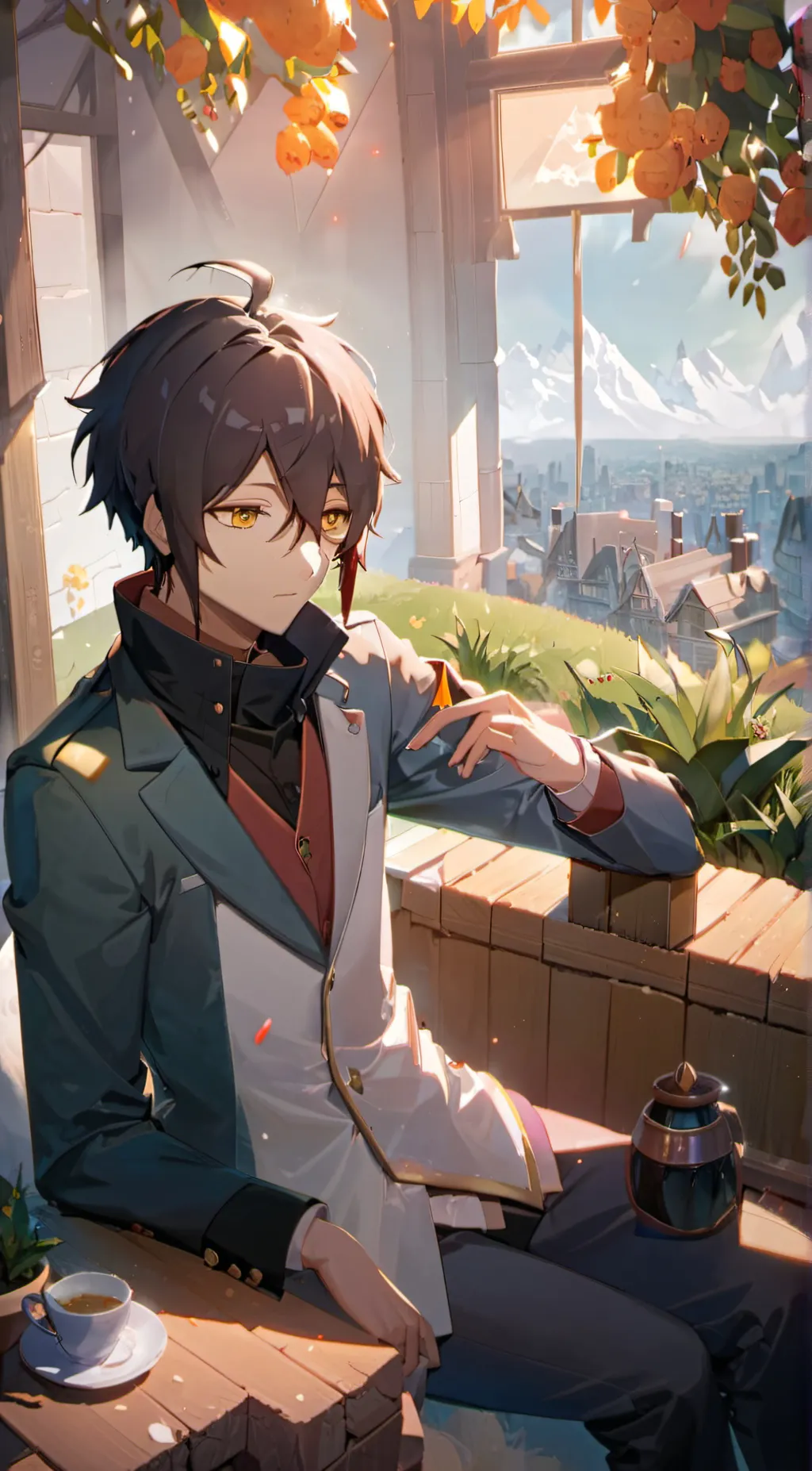 ai character: Adrien background