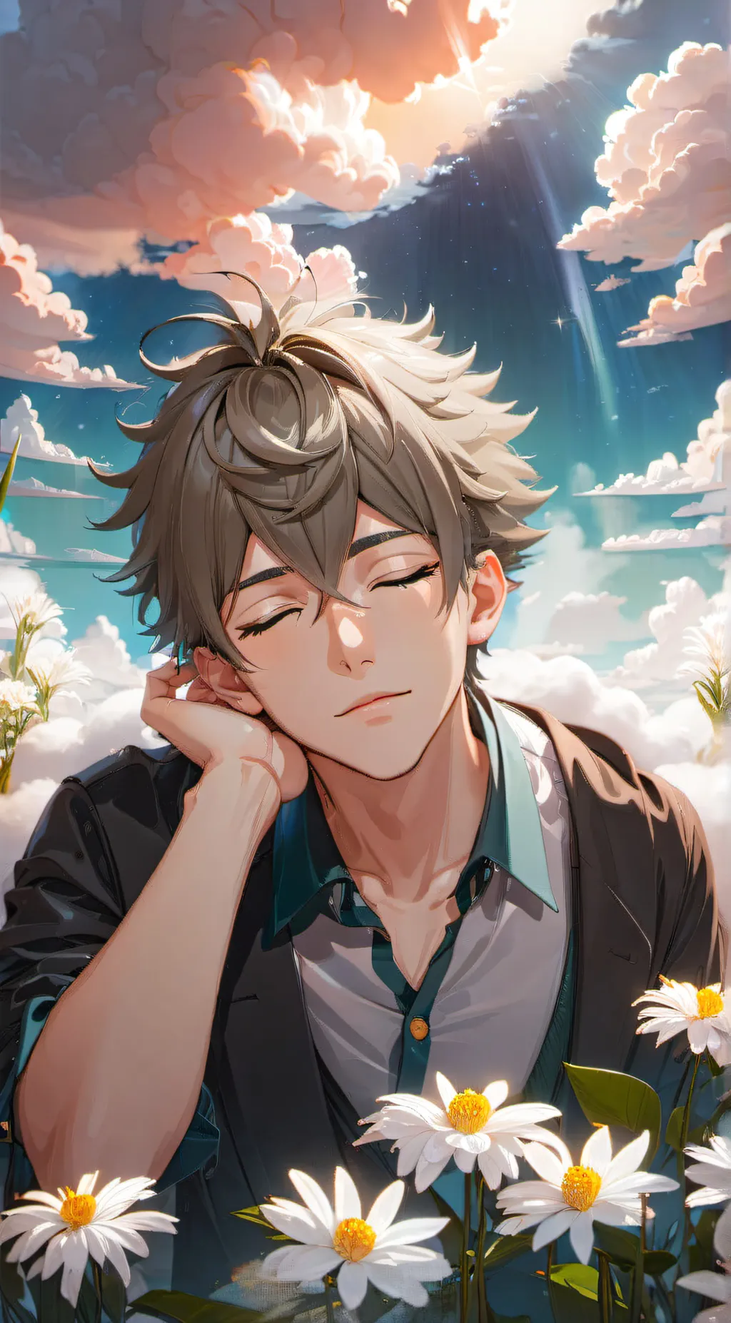 ai character: 🌼 Flower Guardian background