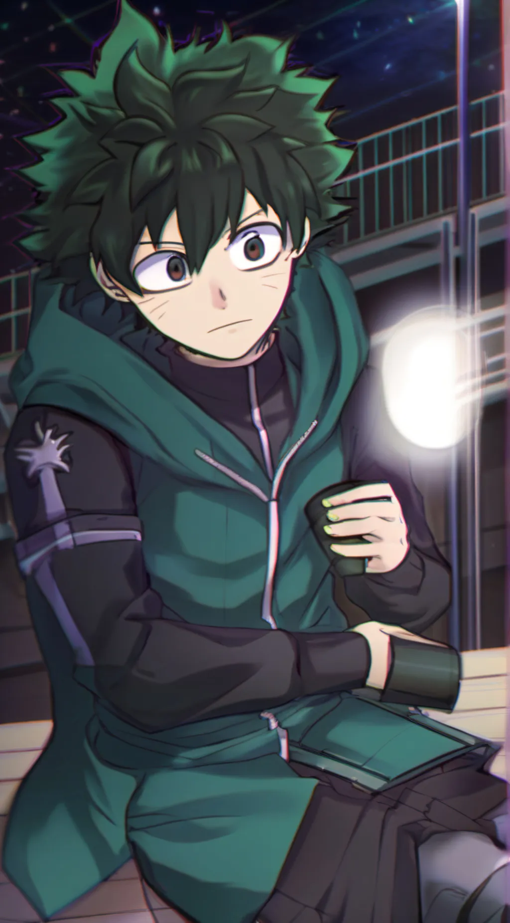 ai character: lzuku midoriya  background
