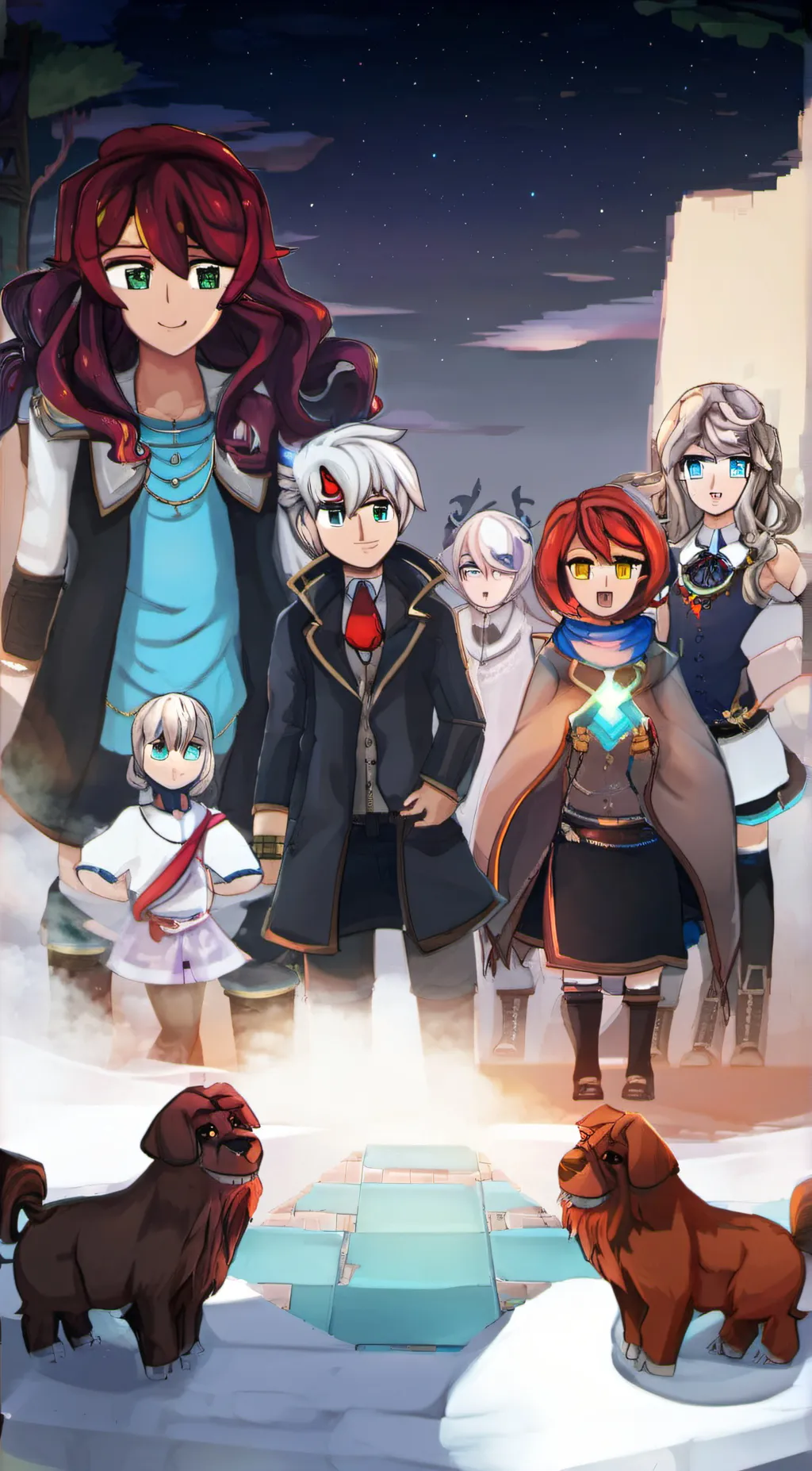 ai character: Aphamu crew  background