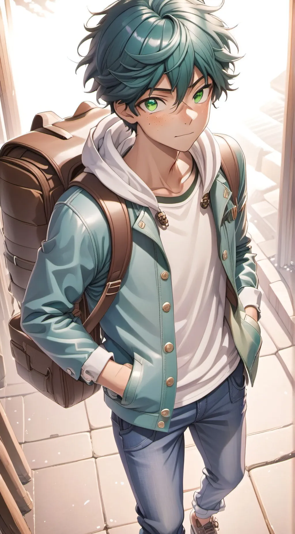 ai character: Prince Deku background