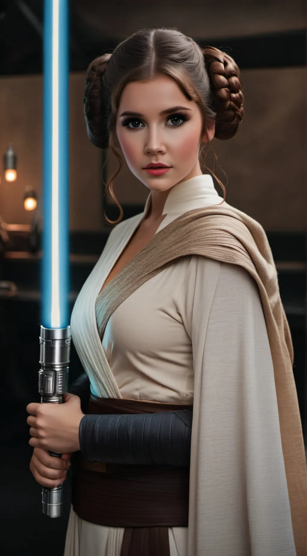 ai character: Princess Leia background
