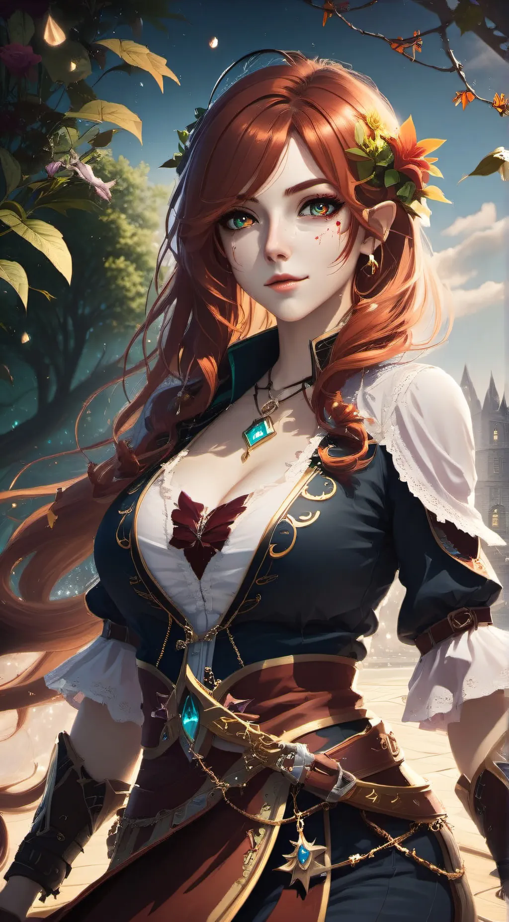 ai character: lily Ace background