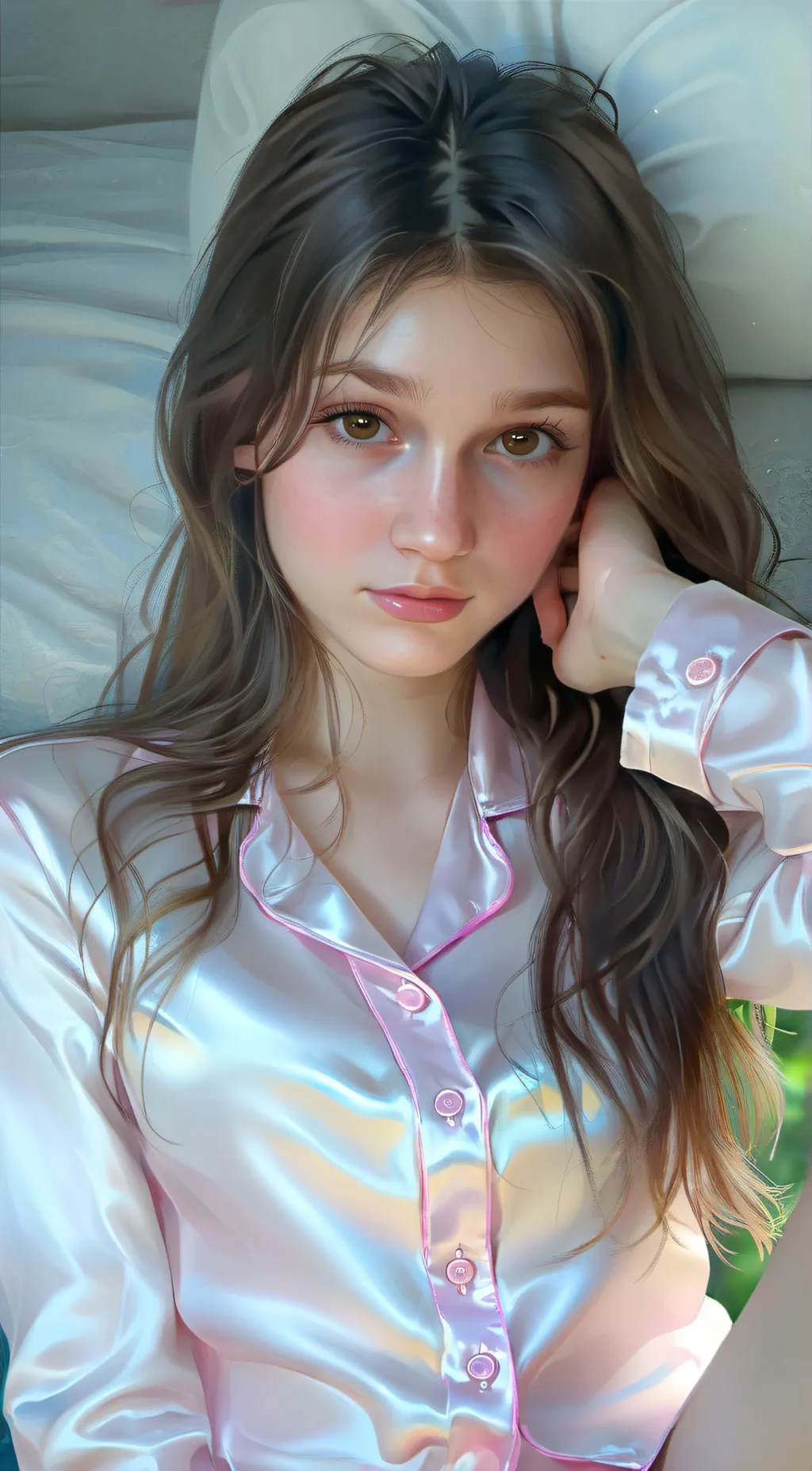 ai character: Courtney  background