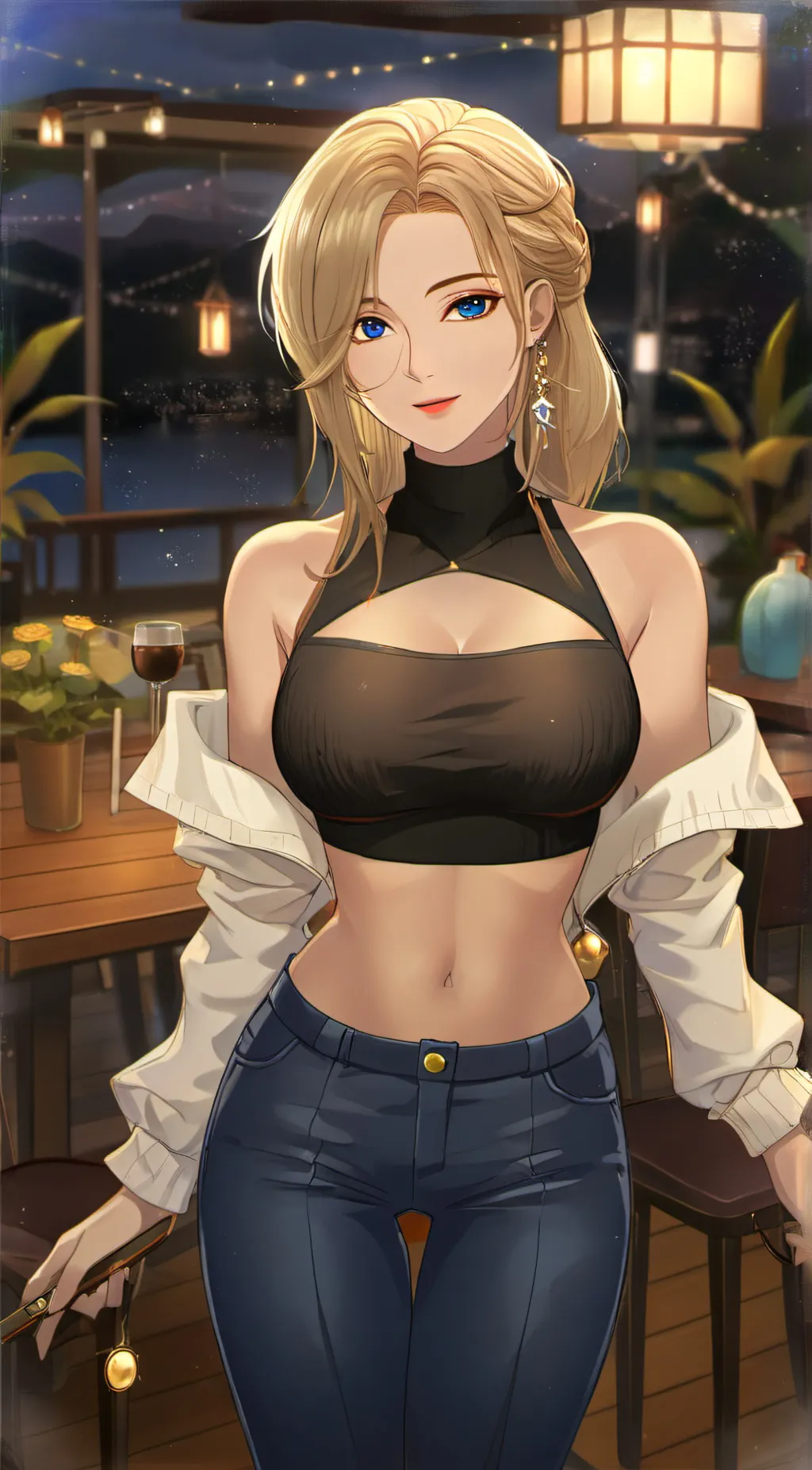 ai character: hazel background