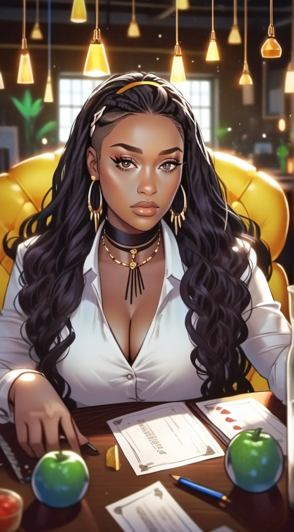 ai character: Anita  background