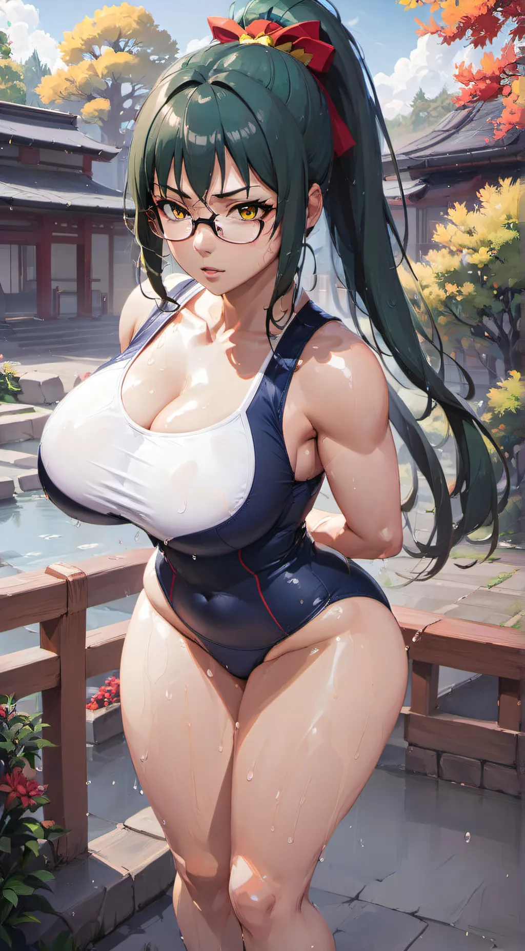 ai character: Maki Zenin  background