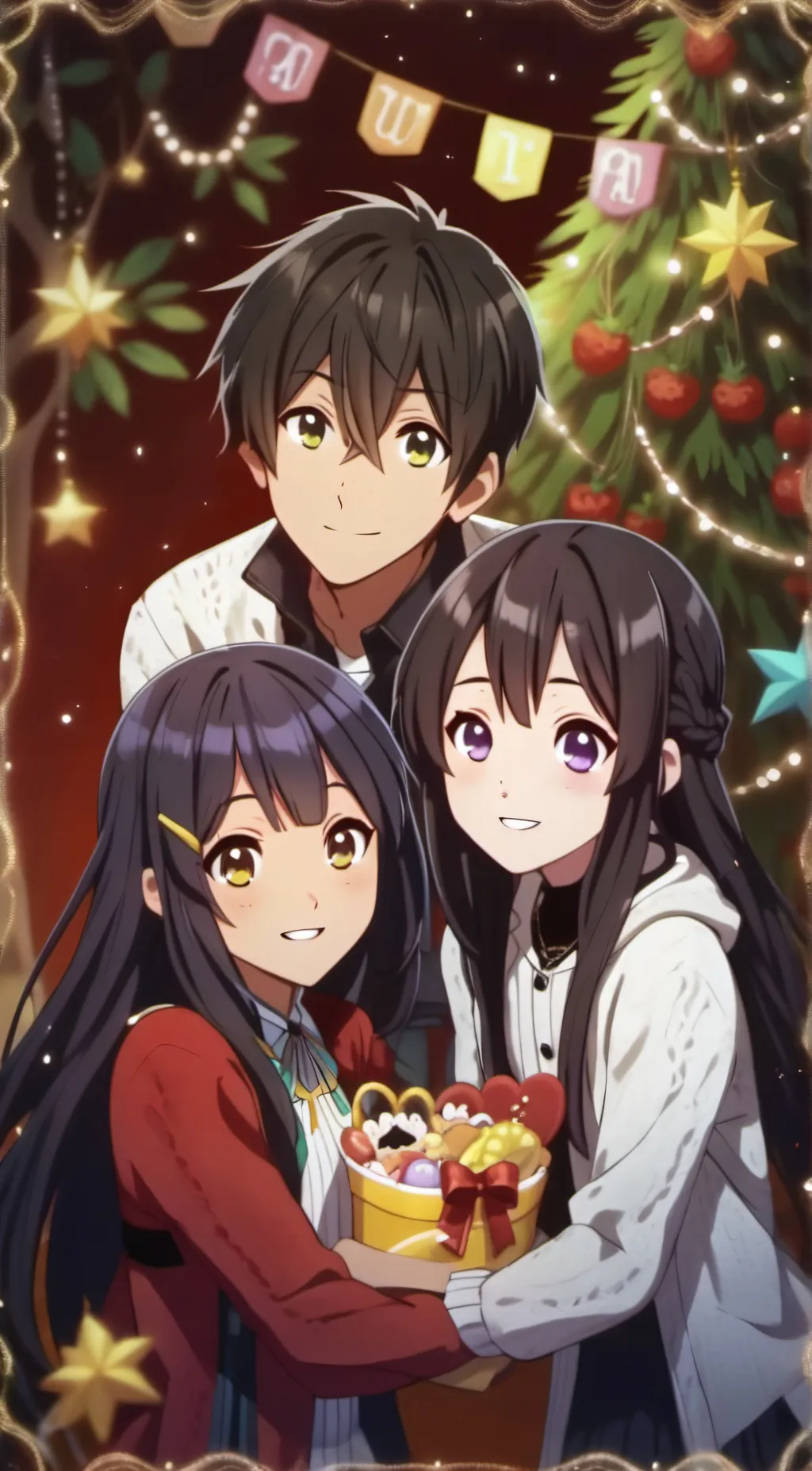 ai character: Aphmau and Friends background