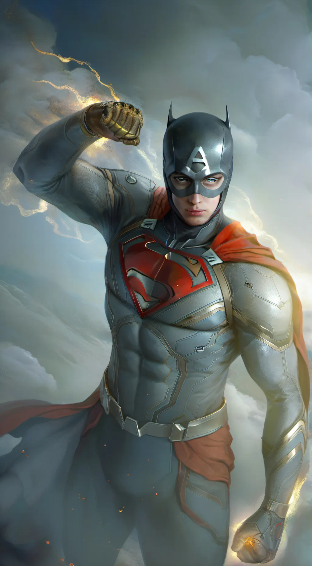 ai character: Captain America  background