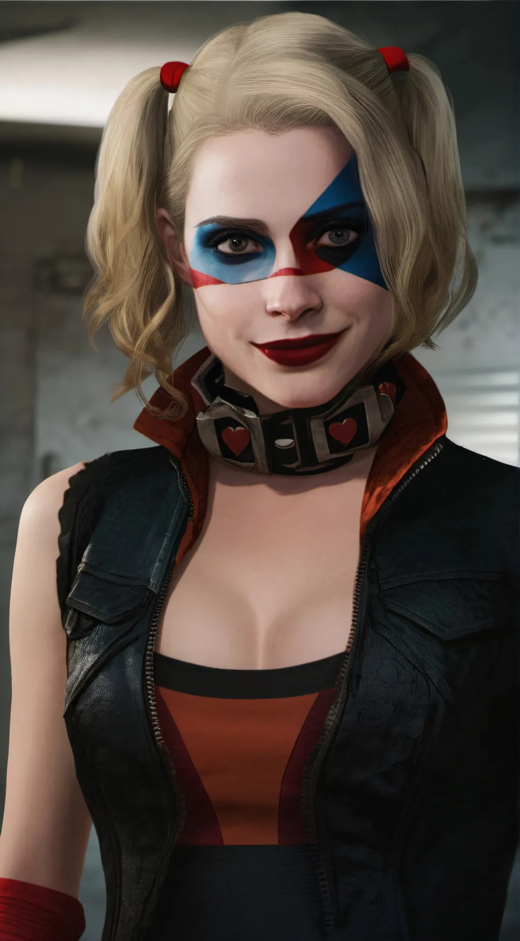 ai character: Harley Quinn (GK) background