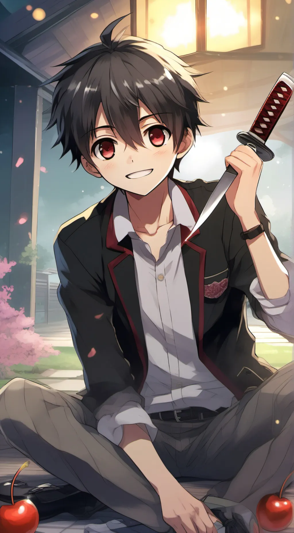 ai character: HANAKO-KUN background