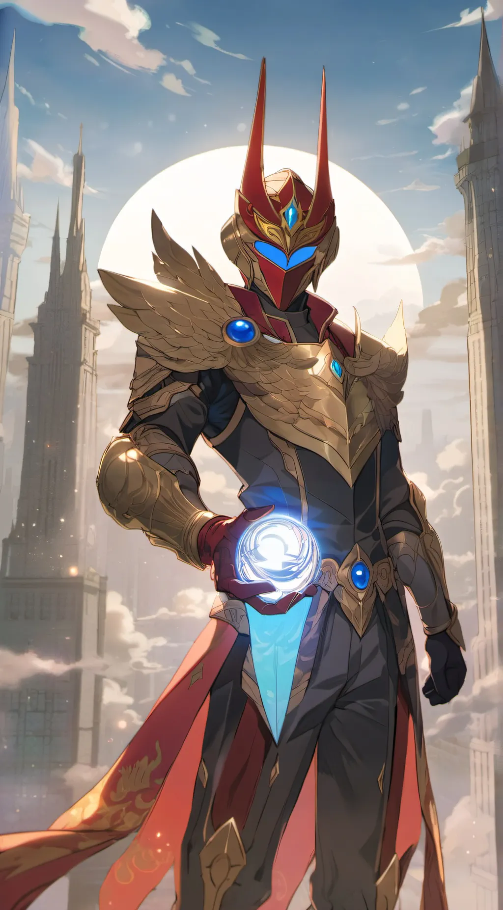 ai character: Armor background
