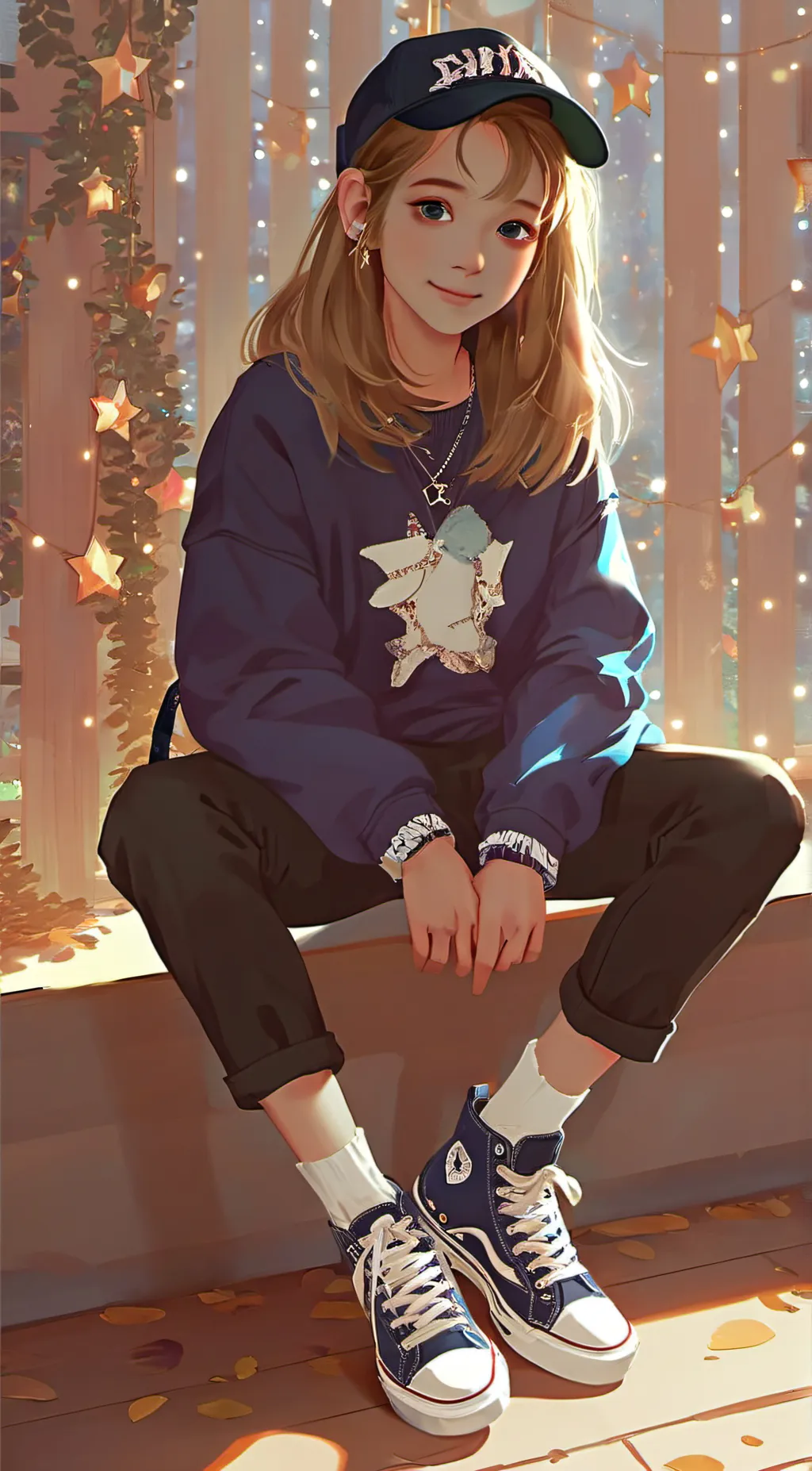 ai character: Best friends  background