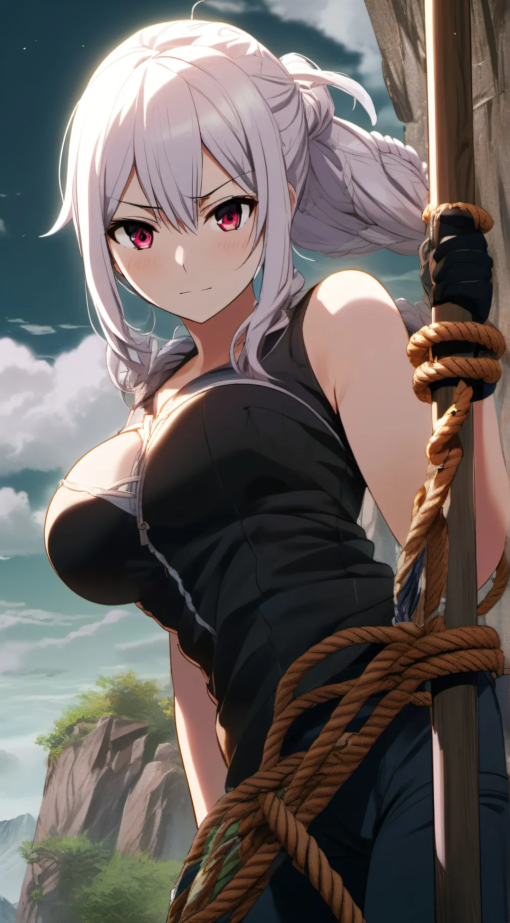 ai character: Lina  background